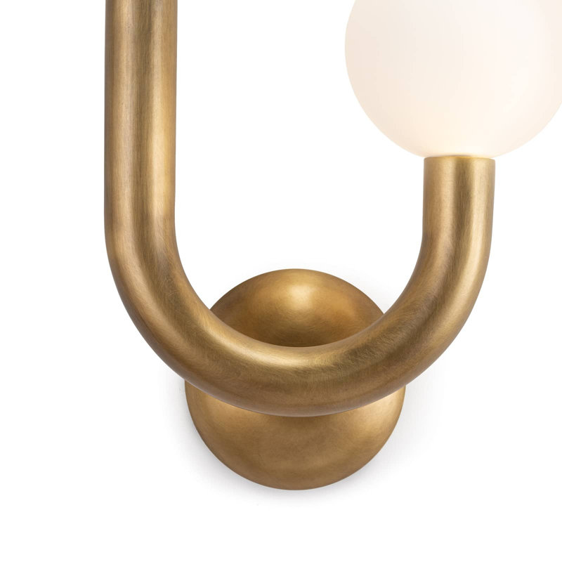 Happy Sconce, Natural Brass