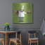 Art mural en métal luxueux «Cafe Chef in Color» par Anne Tavoletti, 12 po x 12 po-101656454