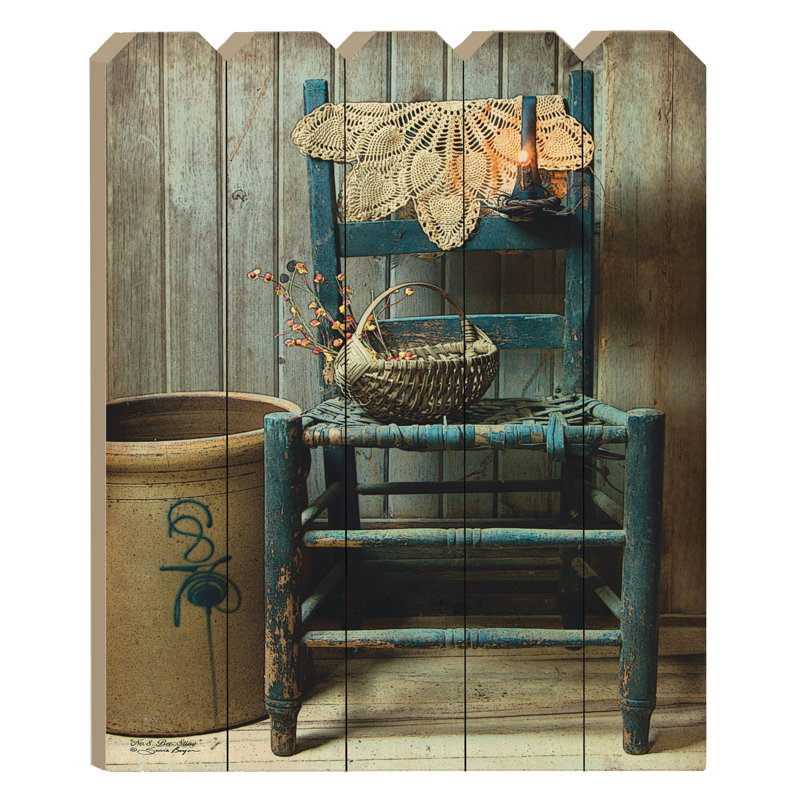 This Old Chair par Susie Boyer - impression sur bois