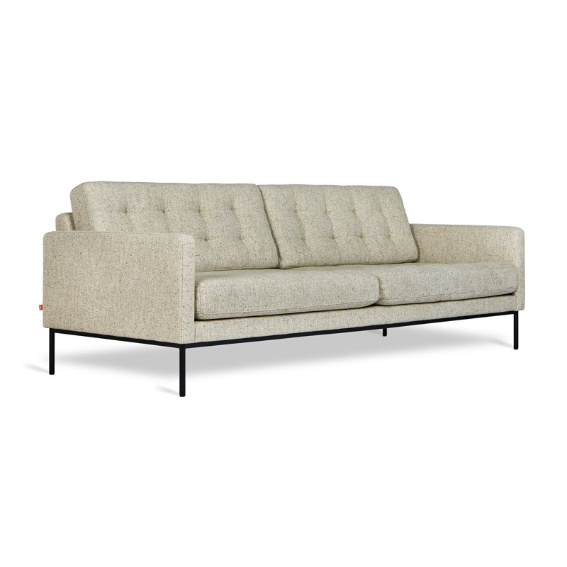 Towne Upholstered Sofa, Cream Linen