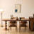 Simple and Retro Brown Design Dining Table