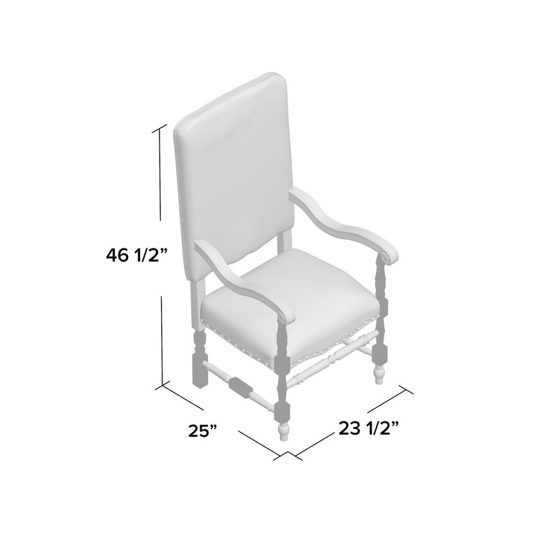 Fauteuil en polyester de 23,5 po Petties, Mélange de polyester gris