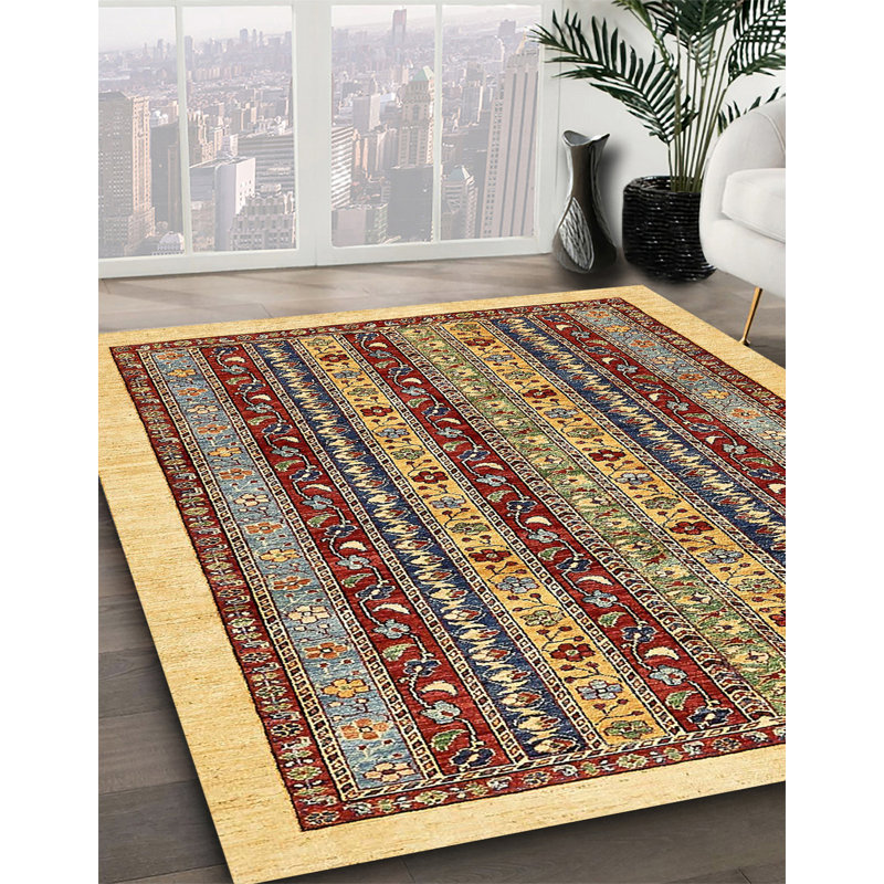 Abstract Indoor Rug, Rectangle 7' x 9'