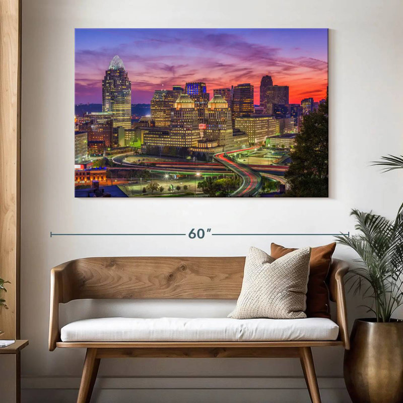 Vanna Cincinnati In Ohio, 34" H x 51" W