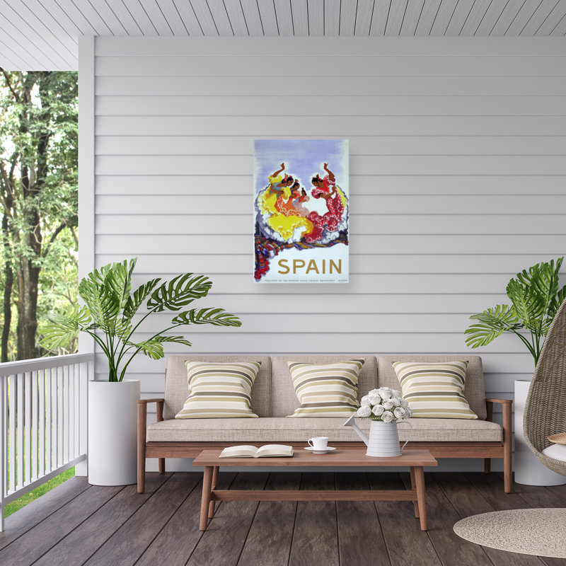 Toile d'extérieur Marcus Jules, Espagne, H 12 po x l 19 po