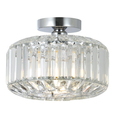 Crystal Semi Flush Mount