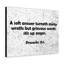 A Soft Answer Proverbs 15:1 - Wrapped Canvas Print-1701633542
