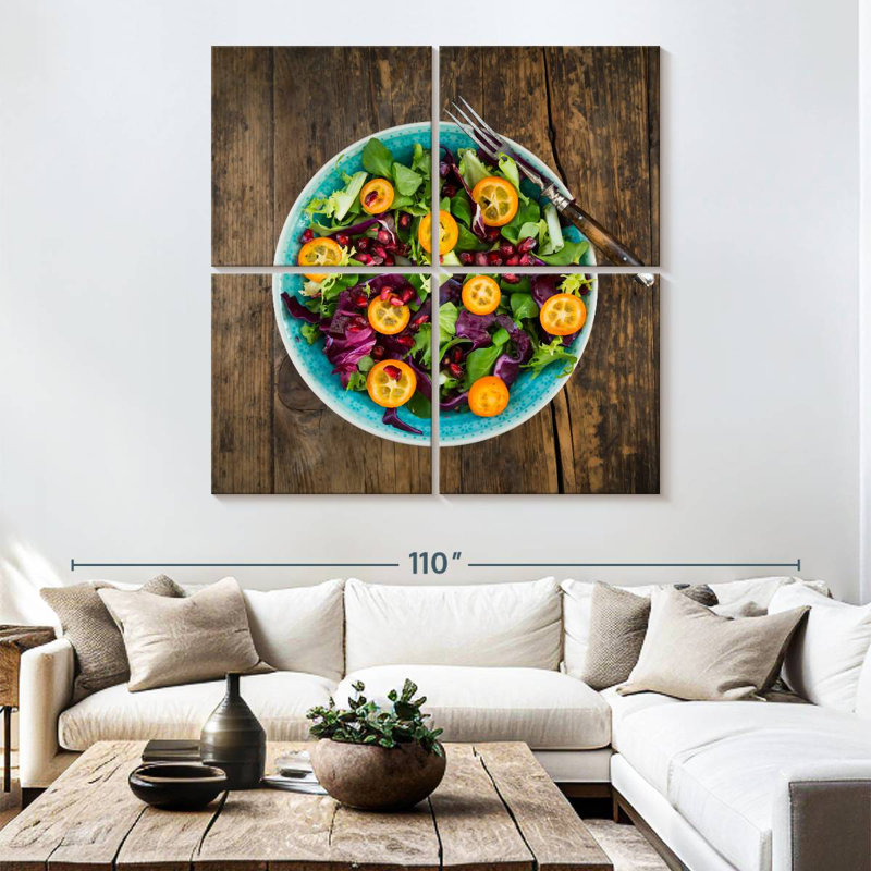 Salade de chou rouge Yarlin avec kumquats, H 74 po x l 74 po