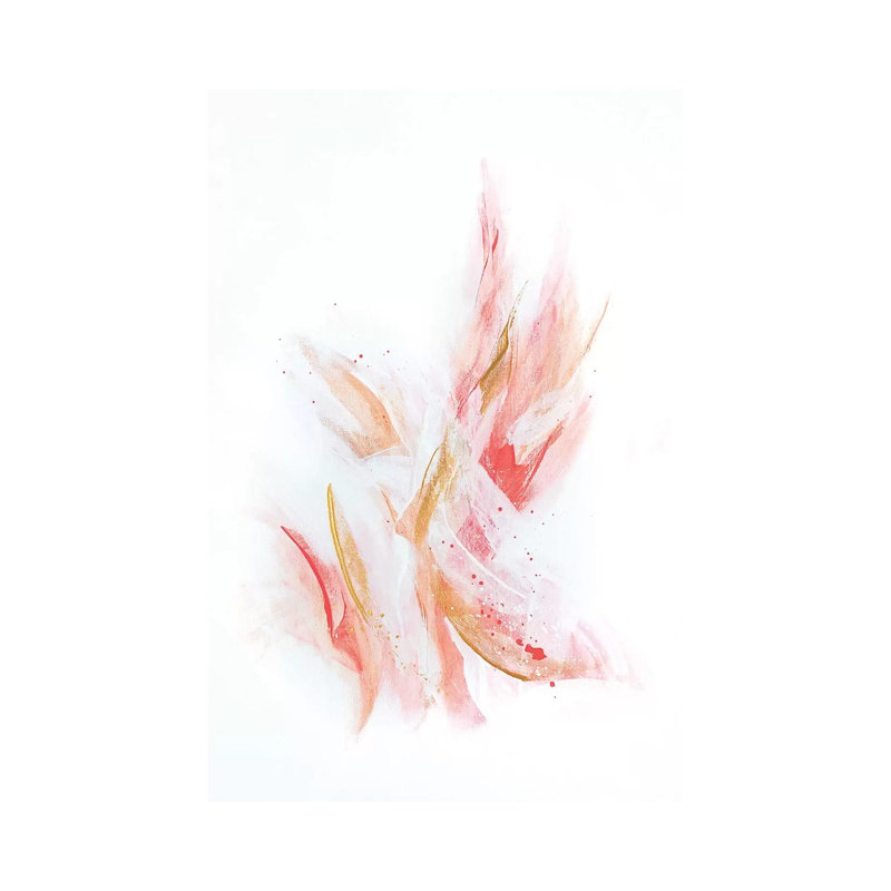 «Rose Gold Ribbons» par Spell rebond Fine Art - reproduction d'art, Toile tendue, Pas de tapis, 40" H x 26" W x1.5" D