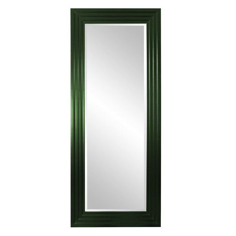 Miroir pleine longueur Amy, 82 po x 34 po, Vert forêt