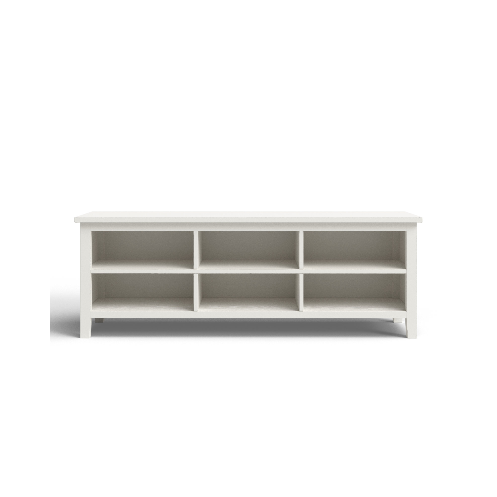 Arrisson Wide Bookcase, White