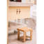 Solid Wood Accent Stool-1324539409