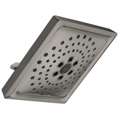 H2Okinetic 3-Spray Square Raincan Shower Head 1.75 GPM