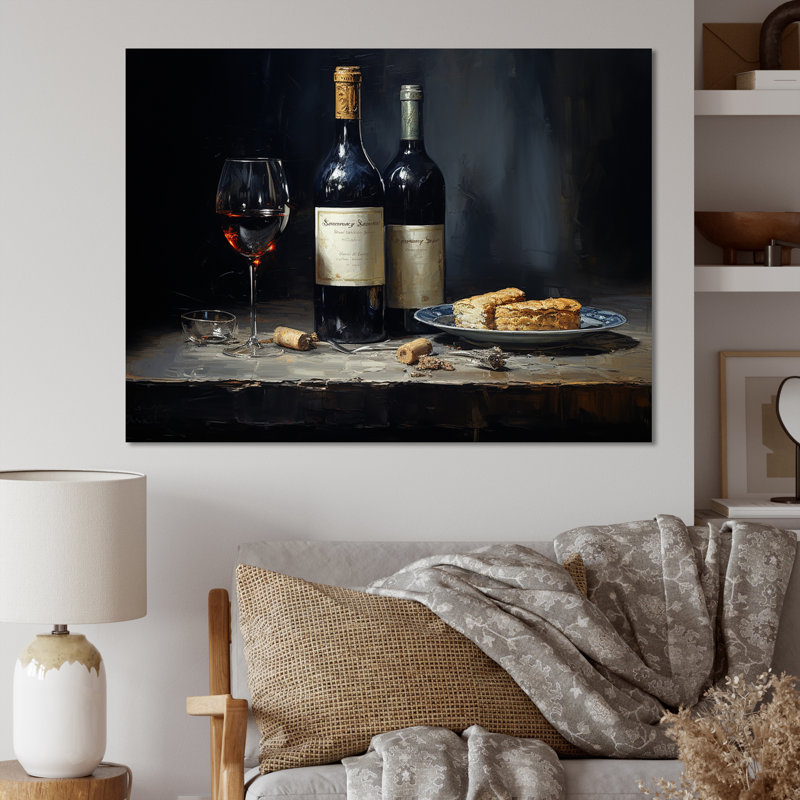 Sommeliers "sélection I" sur toile, H 12 po x l 20 po x P 1 po, Toile tendue