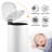 8-Gallon Step-Open Trash Can With Soft-Close Lid, Modern