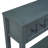 Himanshu Rustic Entryway Console Table, 60" Long Sofa Table with two Different Size Drawers and Bottom Shelf for Storage-1684307537