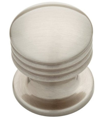 (5 Pack) 1 inch Athens Aegean Knob Brushed Satin Nickel