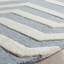 Tapis à chevrons en laine touffeté à la main Sanyla-1427545727