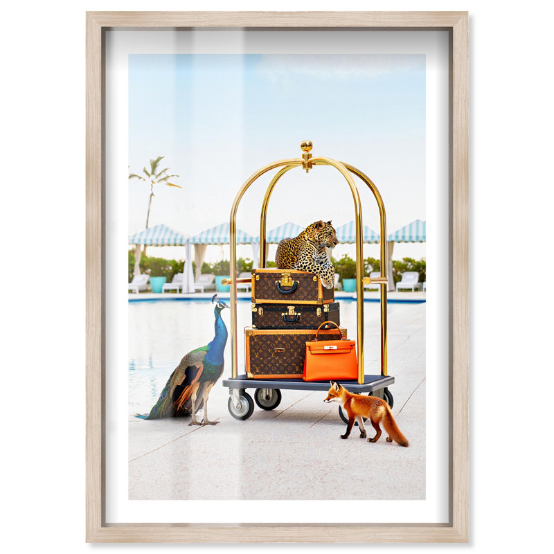 Impression de boîte murale décorative Elite Expedition II par Notoriart, 37" H x 25" W, Cream