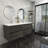 60'' Double Bathroom Vanity with Acrylic Top-70056053