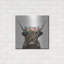 Trinx 'Longhorn With Rose Crown Linen Sq' by Yvette St. Amant Metal Wall Art-1345641594