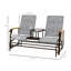 Banc oscillant d'extérieur pour 2 personnes Outsunny