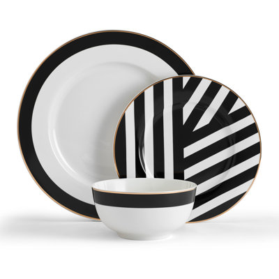 Mikasa Luxe Deco China Dinner Set