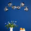 6 - Light Polished Chrome Kitchen Island Pendant