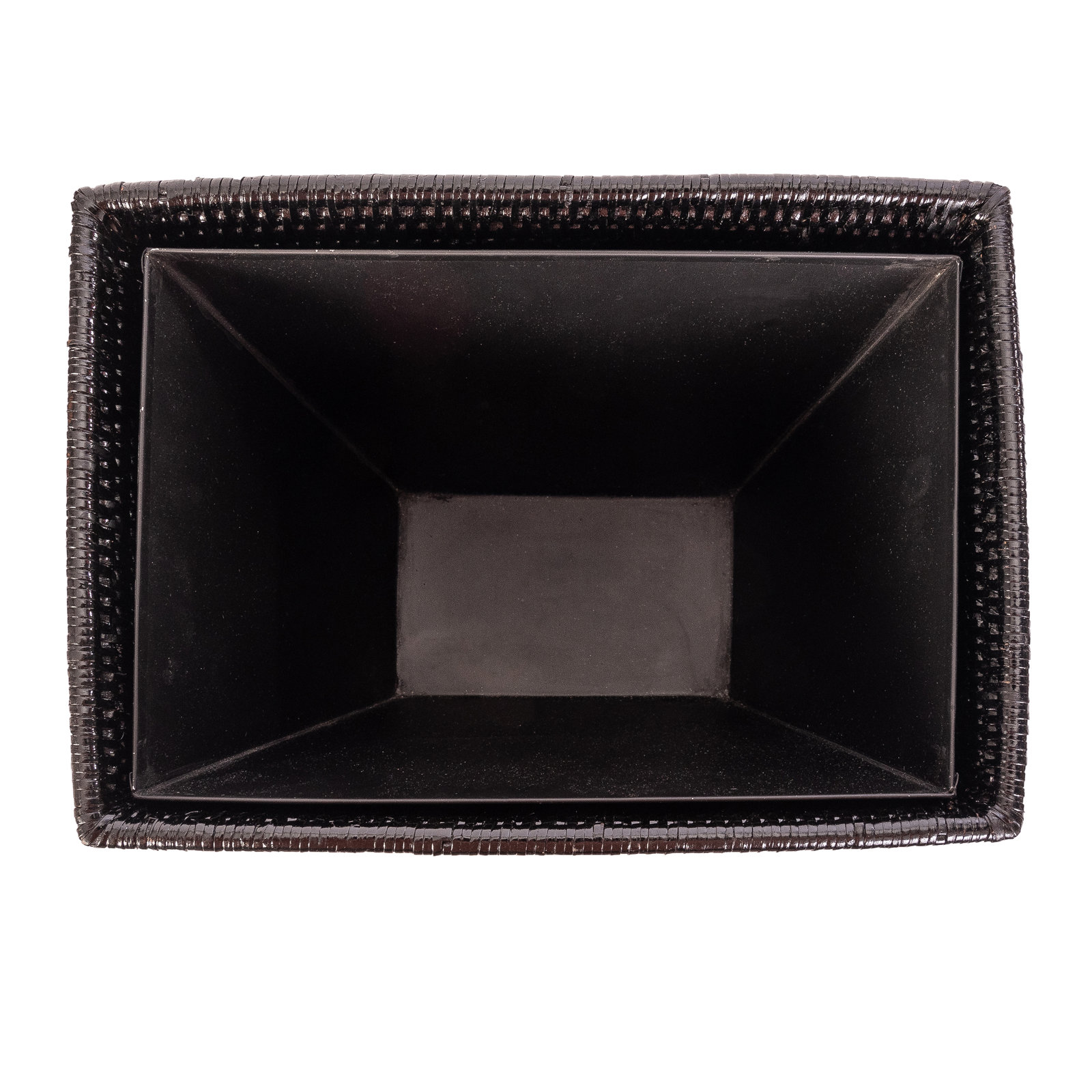Asherville 3.5gal Waste Basket, Tudor Black