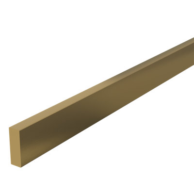 .75" W X .25" T Decorative Aluminum Bar, 72" L