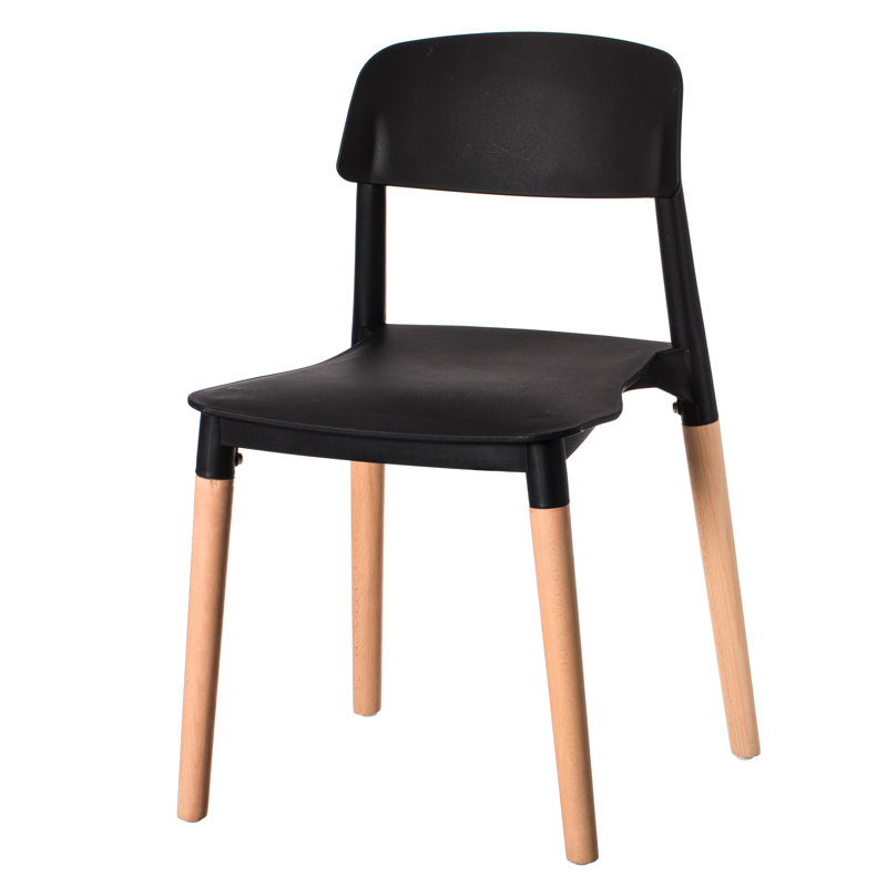 Baleskie 17.75'' H Side Chair, Black, 1