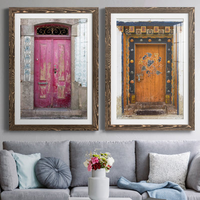 Porte portugaise - ensemble de 2 reproductions de photos