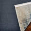 Tapis crème tissé antidérapant à imprimé numérique crème