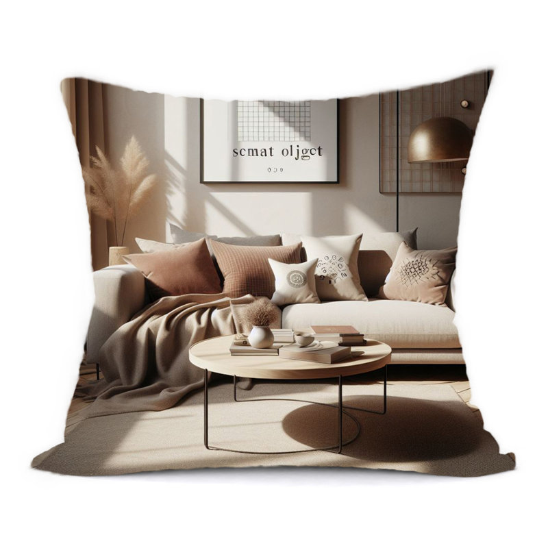 Hiltop Newport Abstract Reversible Throw Pillow