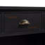 Console rétro avec 3 tiroirs de rangement, table d'entrée avec 3 paniers tissés en jacinthe d'eau, armoire-buffet en bois-1416826620