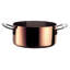 Toscana Pot with Lid 9.45" - 6 Pieces - Copper