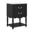 Meuble-lavabo 24 po avec lavabo, meuble-lavabo simple autoportant avec 2 tiroirs et tablette ouverte-124556493