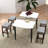 Upholstered Counter Stool with Solid Wood Frame-18427020
