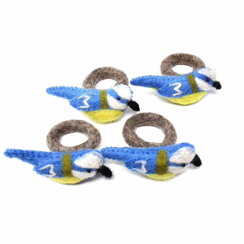 Natural Wool, Azo-free Dyes Napkin Ring