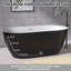 Baignoire de trempage contemporaine autoportante en acrylique avec trop-plein et drain 59 po. X 30 po.-91479204