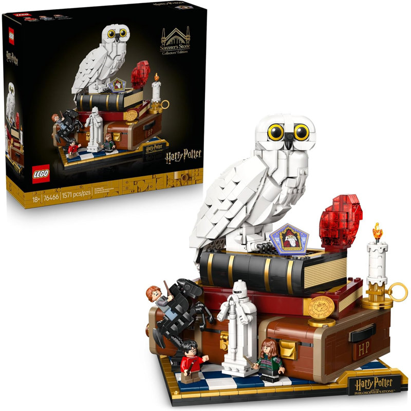LEGO Harry Potter - 76466 La pierre du sorcier - Édition de collection, ensemble de 18 et plus