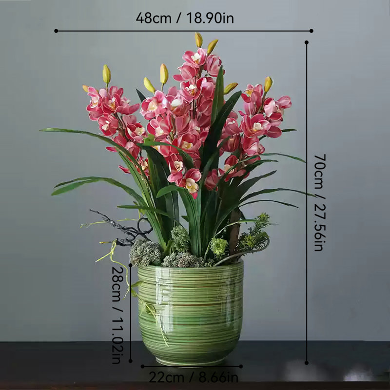 Fleurs simulées, fausses fleurs, décorations de table