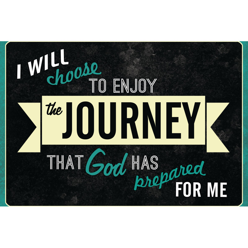 Enjoy The Journey - Wrapped Canvas Print, 81cm H x 122cm W x 3.8cm D