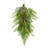 28" Leaves and Succulents Artificial Spring Teardrop Swag - Unlit