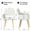 Fauteuil rembourré Covet avec pieds en métal pouvant servir de fauteuil d'appoint pour le salon, la chambre à coucher ou un appartement-1907642187