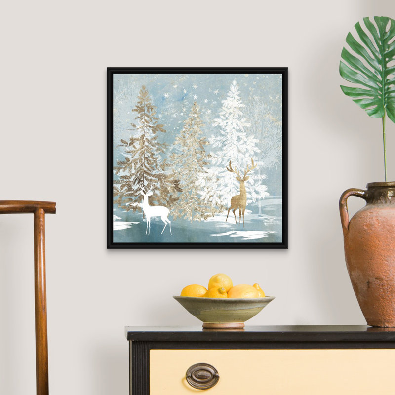 Endless Magic - reproduction d'art sur toile, Cadre flottant, H 12 po x l 12 po, Noir