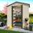 Outdoor Storage Garden Shed 5Ftx3ft Apex Roof White-121499171