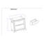 Table de chevet CALLISIE BRUN