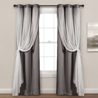 Ophelia & Co. Beufort Polyester Blackout Curtain Pair & Reviews | Wayfair