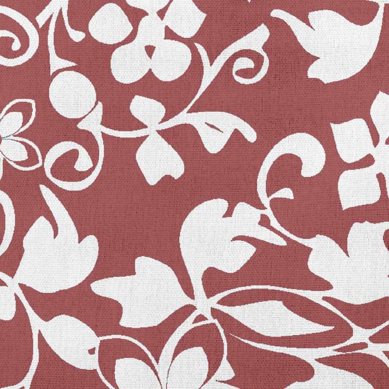 Coussin décoratif d'intérieur/d'extérieur, 20 po x 20 po, Rouge